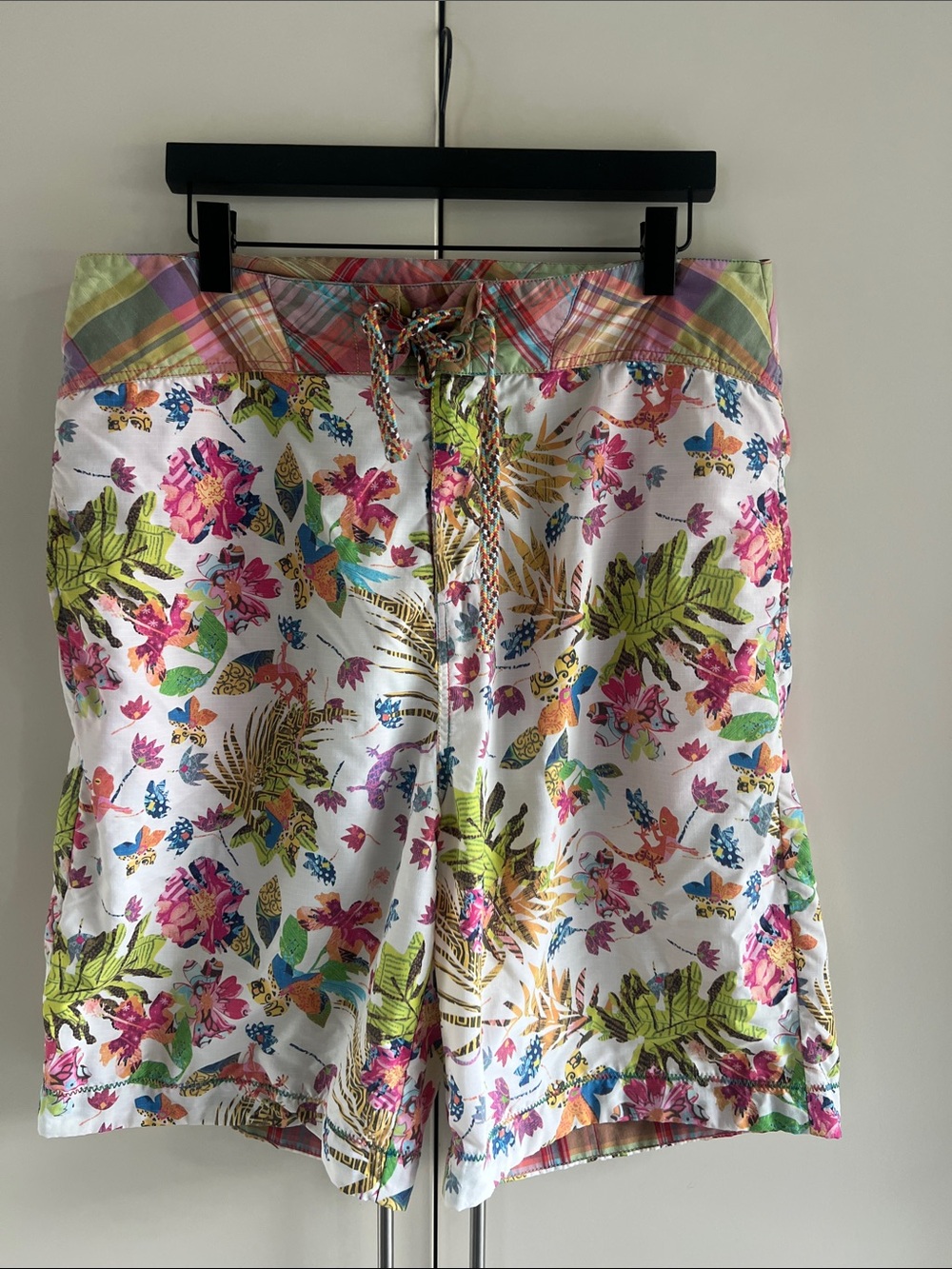 Robert Graham Tropical Print Board Shorts Swim